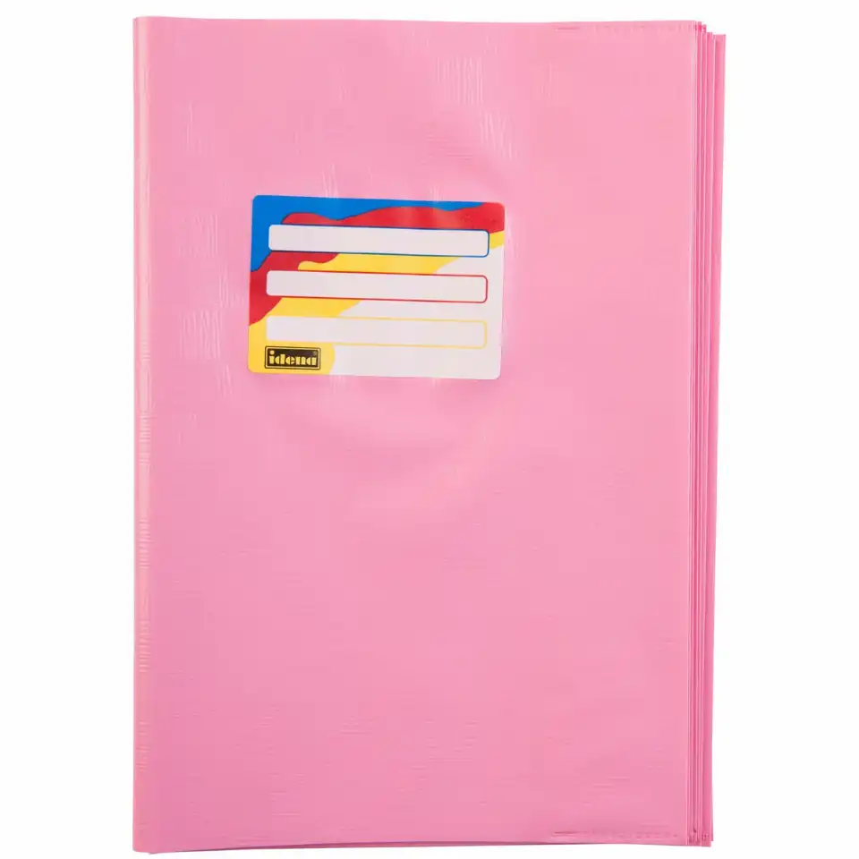 221152_00 Idena Hefthülle Bast rosa DIN A5 10er Pack